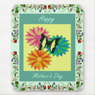 Mousepad Bloco de Dia de as mães de Cheiro Floral