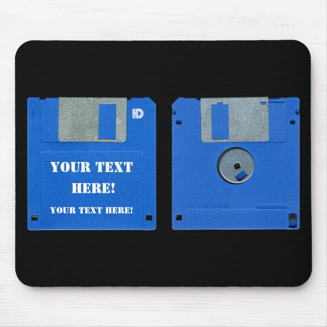 Mousepad Bloco de Disquete 3.5 do Computador Retroativo Per (Frente)
