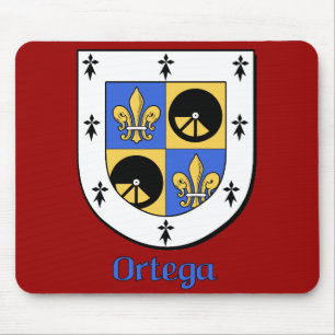 Mousepad Bloco de escudos da família Ortega