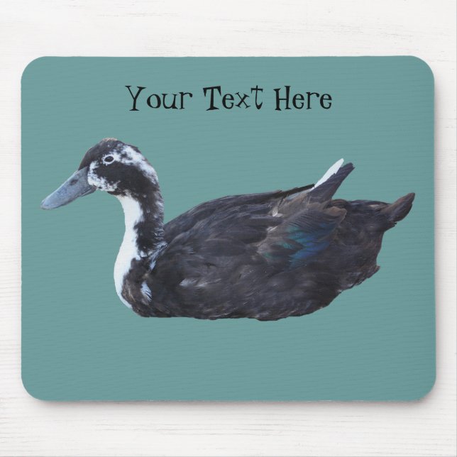 Mousepad Bloco de Fazenda de Pato Negro (Frente)