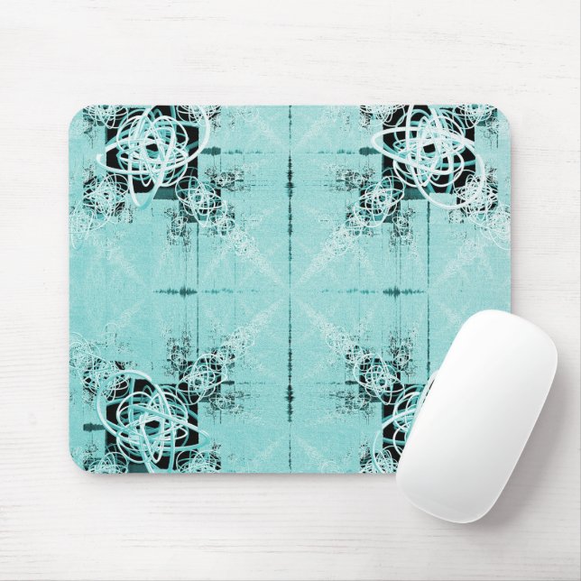 Mousepad Bloco de força abstrato Spiral Delight (Com mouse)