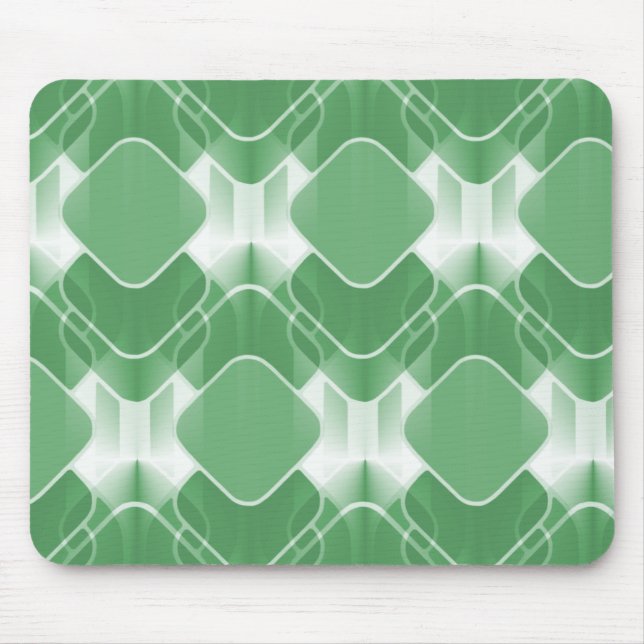 Mousepad Bloco de Hipster Retroativo, Verde (Frente)