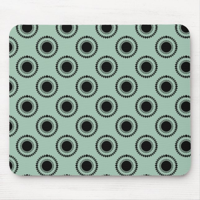 Mousepad Bloco de Hipsteres da cidade, Sage (Frente)
