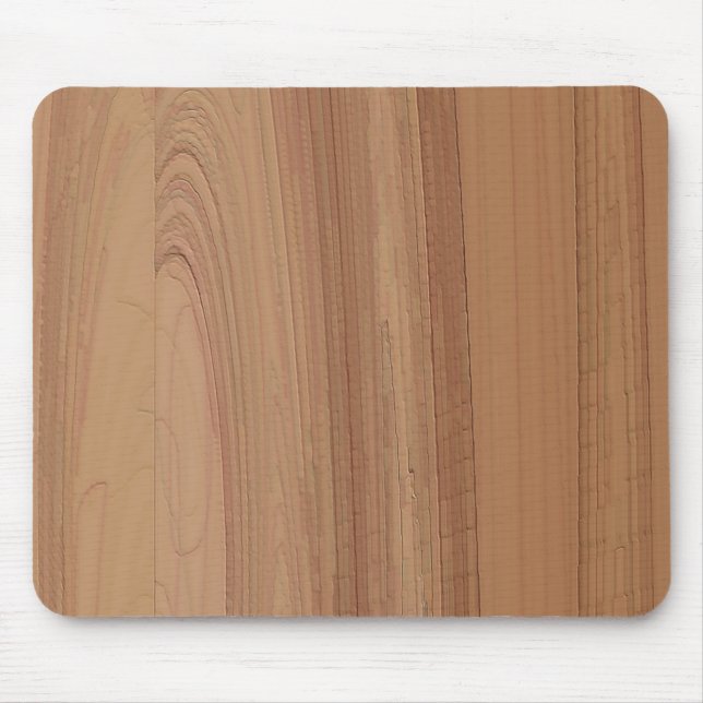 Mousepad Bloco de Impressão de Woodgrain (Frente)