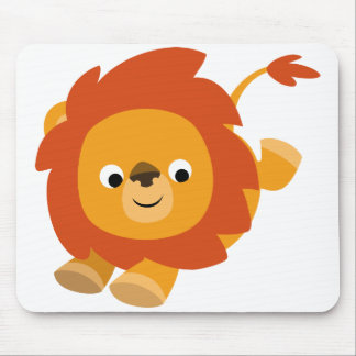 Mousepad Bloco de Leão de Cartoon Perky Bonito
