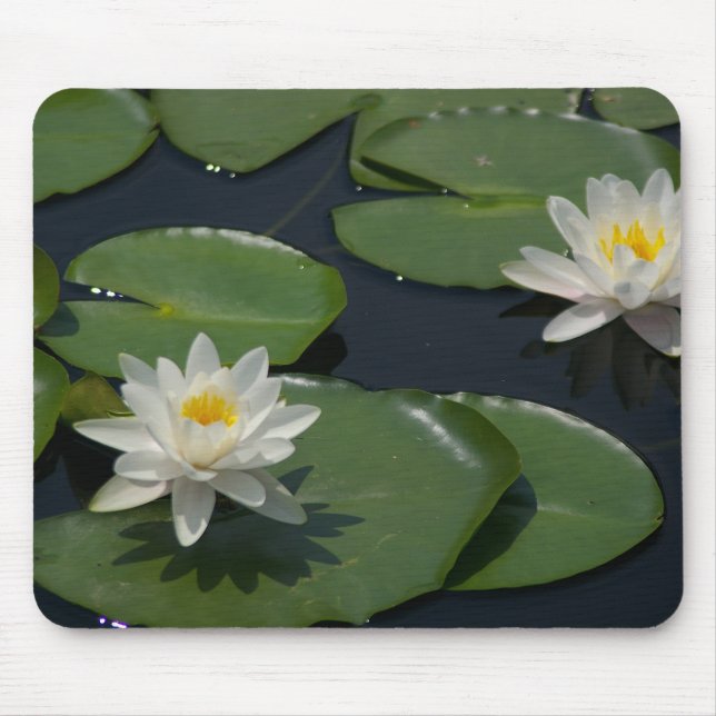 Mousepad Bloco de Mão-de-Água Branco (Frente)