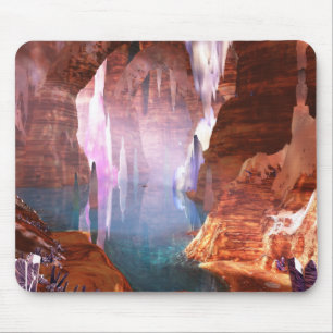 Mousepad Bloco de Mão de Cavernas de Literação