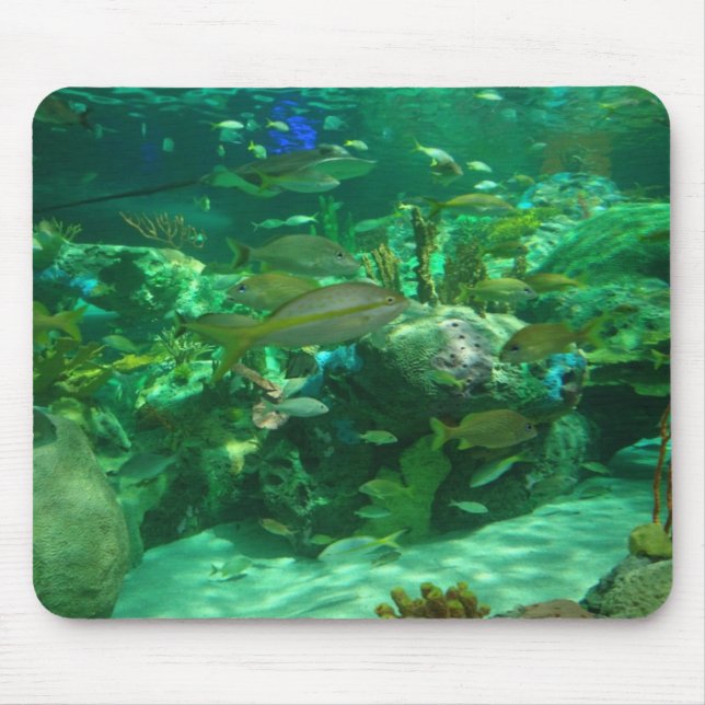 Mousepad Bloco de Mão de Cena Oceânica (Frente)