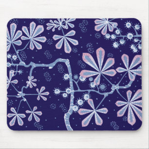Mousepad Bloco de Mão do Flor de Damasco