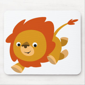 Mousepad Bloco de Mão-Leão de Cartoon Rápido