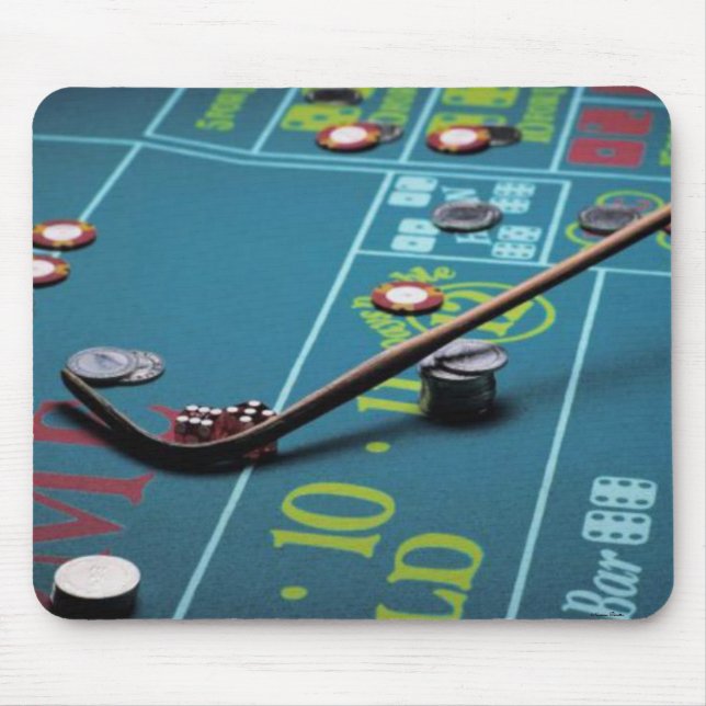Mousepad Bloco de Mesa do Craps (Frente)