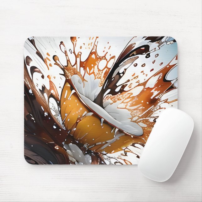 Mousepad Bloco de Mouse de Café (Com mouse)