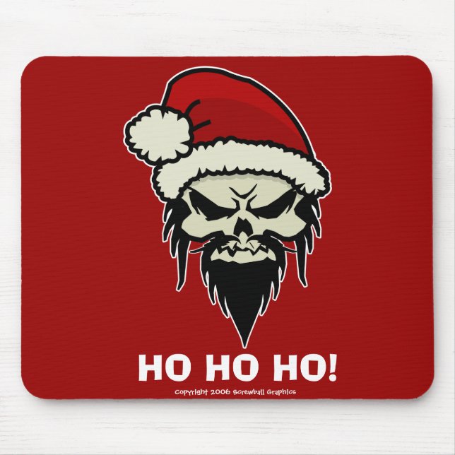 Mousepad Bloco de Papais noeis torcido (Frente)