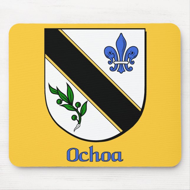 Mousepad Bloco de proteção da família Ochoa (Frente)