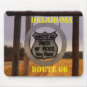 Mousepad Bloco de Rato de Oklahoma Route 66