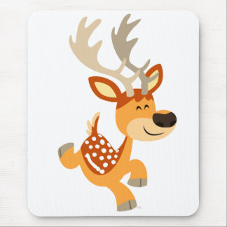 Mousepad Bloco de Veias de Serras de Deer de Gamboling de C