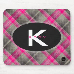 Mousepad Bloco de Xadrez rosa - HAMbyWG