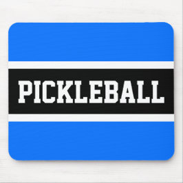 Mousepad Bloco desportivo PICKLEBALL Sky Blue Stripes