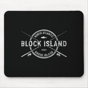 Mousepad Bloco Island Ri Vintage Cruzado Rods De Pesca