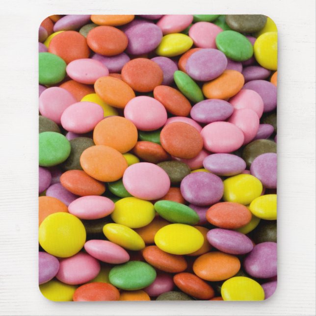 Mousepad Blocos bucais bonbons doces (Frente)