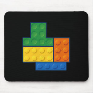 Mousepad Blocos de Construção Bolso Mestre Construtor Gamer