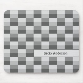 Mousepad Blocos de Cor Tons Cinza