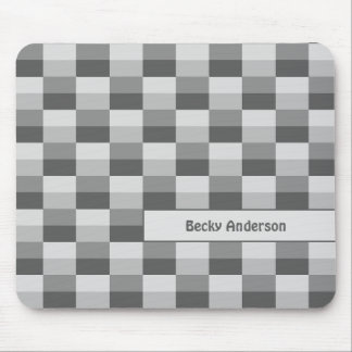 Mousepad Blocos de Cor Tons Cinza