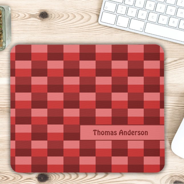 Mousepad Blocos de Cores do Red Shades (Criador carregado)