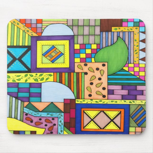 Mousepad Blocos Sobrepostos (Frente)