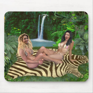 MOUSEPAD BLONDE VS BRUNETE