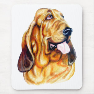 Mousepad Bloodhound Bust