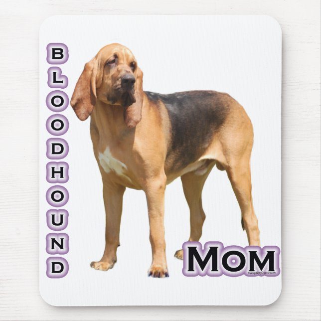 Mousepad Bloodhound Mãe 4 (Frente)