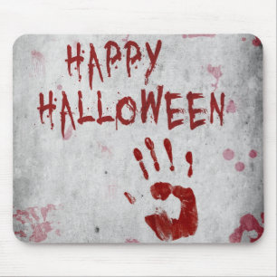 Mousepad Bloody Handprint Halloween