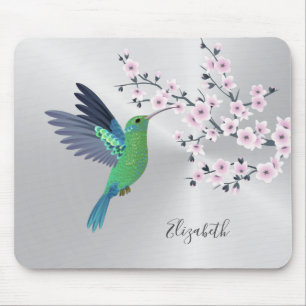 Mousepad Blossom de Cereja de Blossom de Picarinho Verde Bo