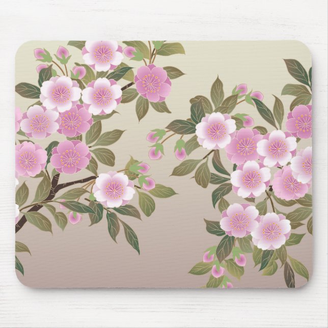 Mousepad Blossomas de Cereja Japoneses (Frente)