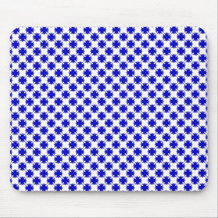Mousepad Blue Clover Ribbon por Kenneth Yoncich