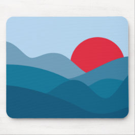 Mousepad Blue da prussiana ao sol minimalista