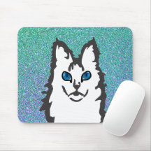 Blue Eyed Angora Cat