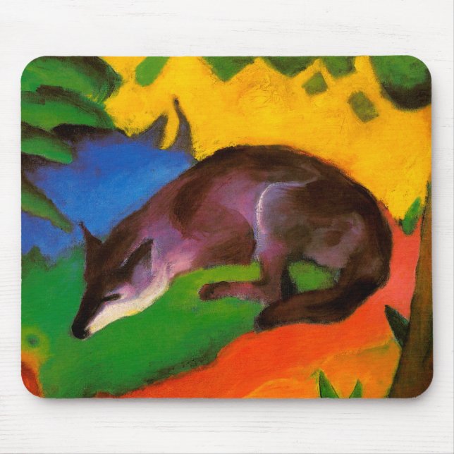 Mousepad Blue Fox de Franz Marc (Frente)