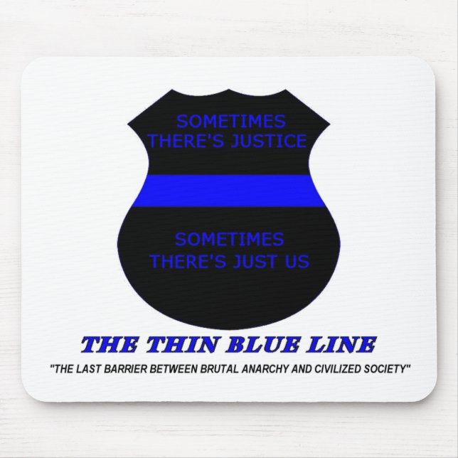 Mousepad Blue Line fino (Frente)
