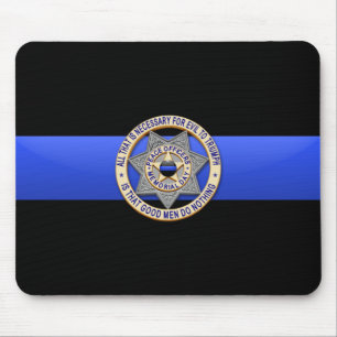 Mousepad Blue Line fino - crachá