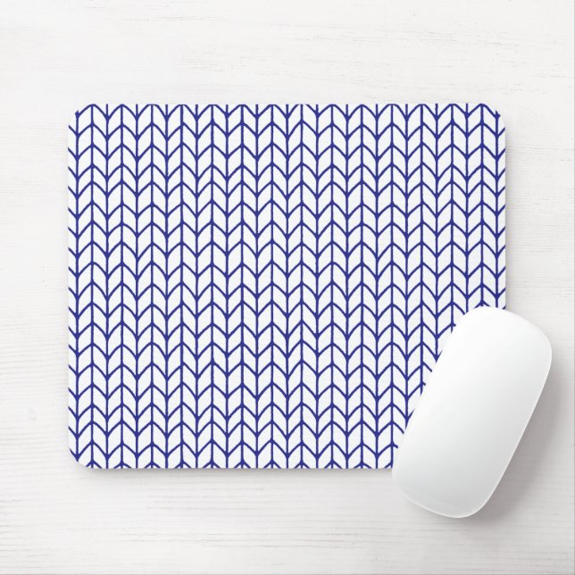Mousepad BLUE LINE KNIT Apoio de Mouse (Com mouse)