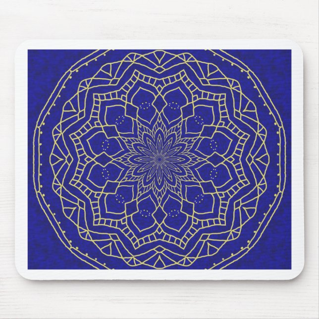 Mousepad Blue Mandala (Frente)
