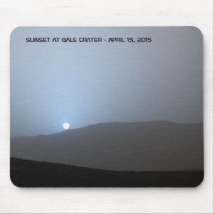 Mousepad Blue Martian Sunset
