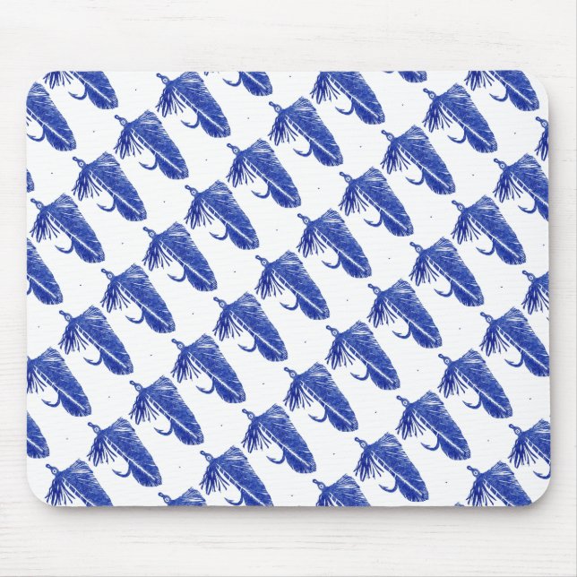 Mousepad "Blue Matuka - Tilado" - Pasta de Trouts Clássica (Frente)