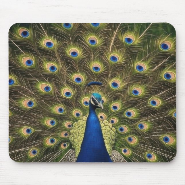 Mousepad Blue Peacock (Frente)