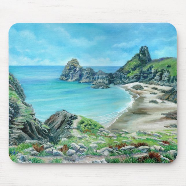 Mousepad Blue Rapture em Kynance Cove (Frente)