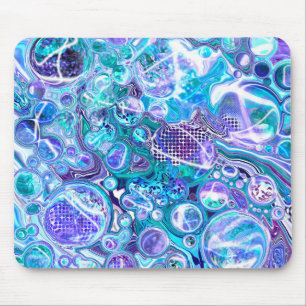 Mousepad Blue Rhapsody Abstrato Art