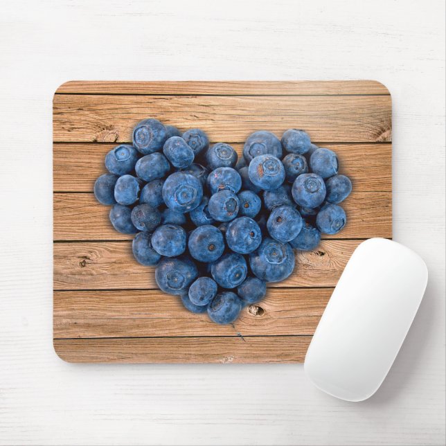 Mousepad Blueberry Heart (Com mouse)