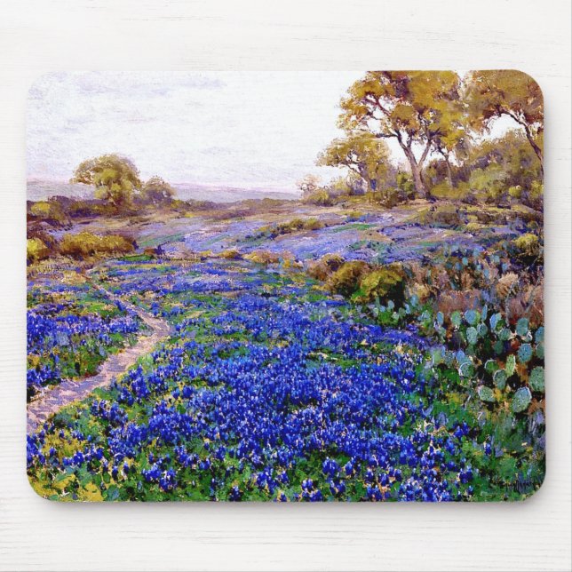 Mousepad Bluebonnets no Twilight North de San Antonio, (Frente)